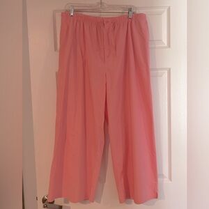 Vintage Lilly Pulitzer Pink Cotton Stretch Pants XL